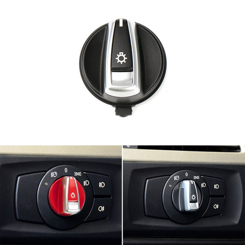 ไฟหน้ารถปุ่มสวิทช์ฝาครอบลูกบิด 6131 6932 796 สำหรับ BMW X1 2009-2015,ขับรถซ้าย
