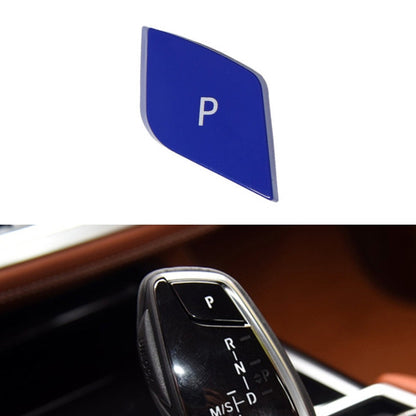 รถเกียร์คันเกียร์อัตโนมัติปุ่มตัวอักษร P หมวกสำหรับ BMW G แชสซี Series,ขับรถซ้าย, For BMW G Chassis Series (Black), For BMW G Chassis Series (Blue), For BMW G Chassis Series (Red)
