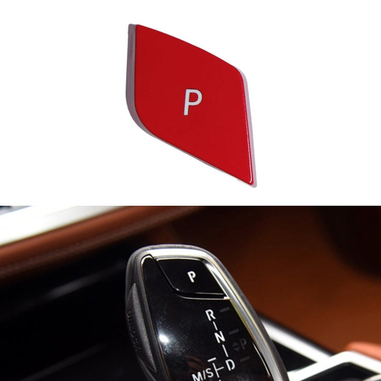 รถเกียร์คันเกียร์อัตโนมัติปุ่มตัวอักษร P หมวกสำหรับ BMW G แชสซี Series,ขับรถซ้าย, For BMW G Chassis Series (Black), For BMW G Chassis Series (Blue), For BMW G Chassis Series (Red)
