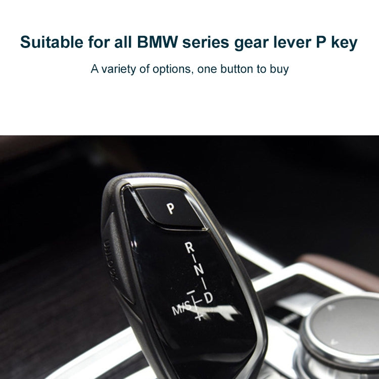 รถเกียร์คันเกียร์อัตโนมัติปุ่มตัวอักษร P หมวกสำหรับ BMW G แชสซี Series,ขับรถซ้าย, For BMW G Chassis Series (Black), For BMW G Chassis Series (Blue), For BMW G Chassis Series (Red)
