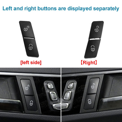 รถขวาประตูล็อคปุ่มสวิทช์ 2049058402 สำหรับ Mercedes-Benz W204 ขับรถซ้าย, For Mercedes-Benz W204 Right Side (Black), For Mercedes-Benz W204 Right Side (Red)