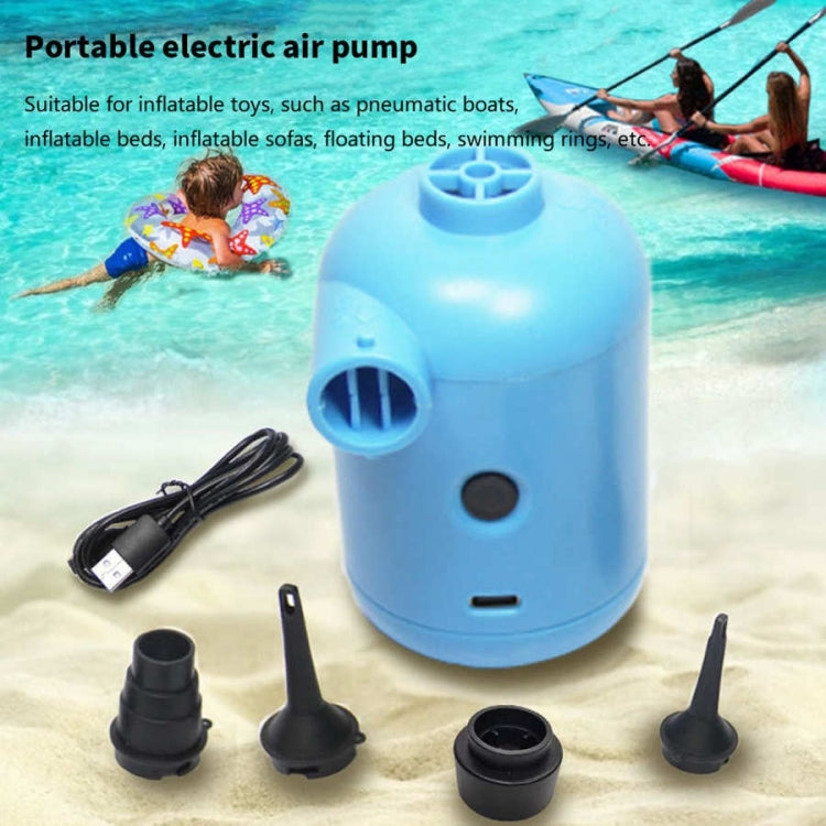 HT-426 USB ปั๊มลมไฟฟ้าสำหรับเรือยาง Inflatable Bed, HT-426 (Blue), HT-426 (White)