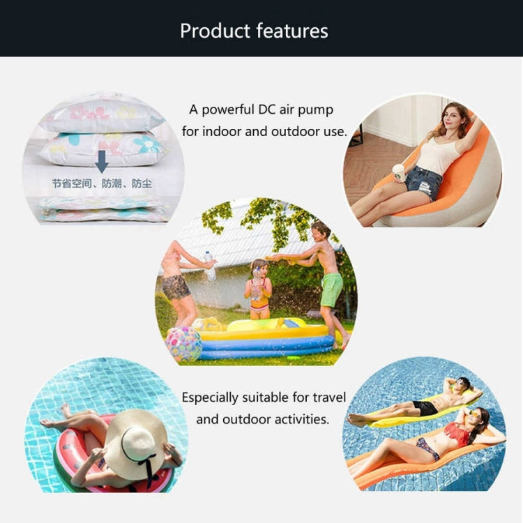 HT-426 USB ปั๊มลมไฟฟ้าสำหรับเรือยาง Inflatable Bed, HT-426 (Blue), HT-426 (White)