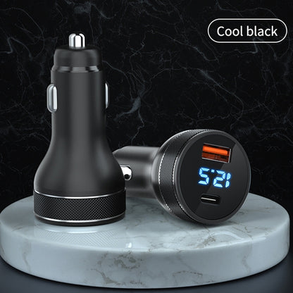 ACC-568 PD 20W USB-C / Type-C + USB จอแสดงผลดิจิตอลเครื่องชาร์จในรถยนต์แบบชาร์จเร็ว, ACC-568