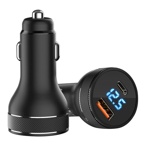 ACC-568 PD 20W USB-C / Type-C + USB จอแสดงผลดิจิตอลเครื่องชาร์จในรถยนต์แบบชาร์จเร็ว, ACC-568