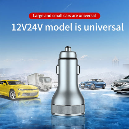 ACC-568 PD 20W USB-C / Type-C + USB จอแสดงผลดิจิตอลเครื่องชาร์จในรถยนต์แบบชาร์จเร็ว, ACC-568
