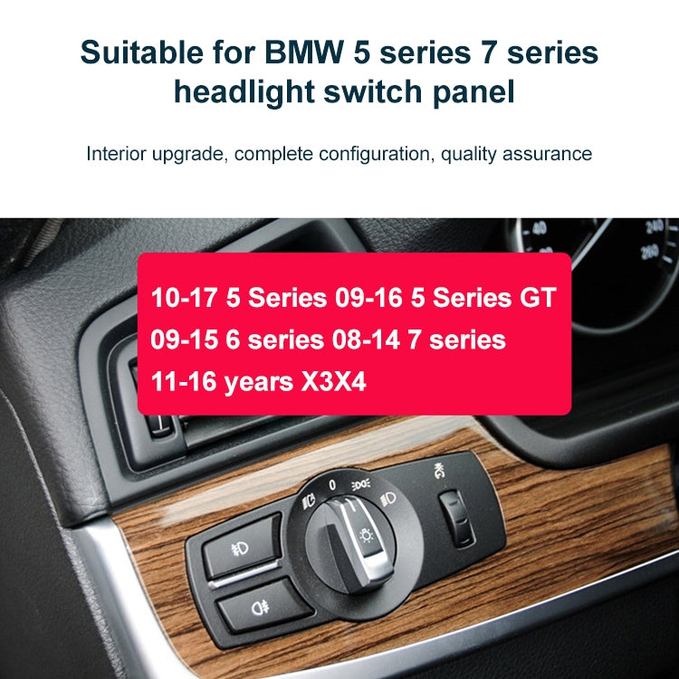 รถ ไฟตัดหมอกหน้าสวิตช์ปุ่มลูกบิดสำหรับ BMW 5 Series 2010-2017 ขับรถไปทางซ้าย, Front Fog Light Switch