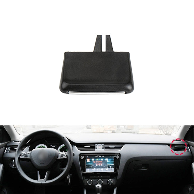 รถด้านขวาเบอร์ 4 เครื่องปรับอากาศไอเสียสวิทช์PaddleสำหรับSkoda Octavia 2014-2019,ขับรถซ้าย, No.4 for Skoda Octavia