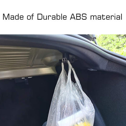 รถ Trunk Grocery Bag Hook สำหรับ Tesla รุ่น 3, For Tesla Model 3