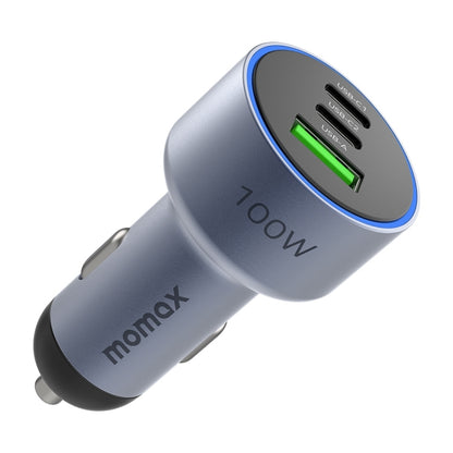 MOMAX UC17E 100W USB-C / Type-C x 2 + USB สามพอร์ตที่ชาร์จแบตในรถ, 100W