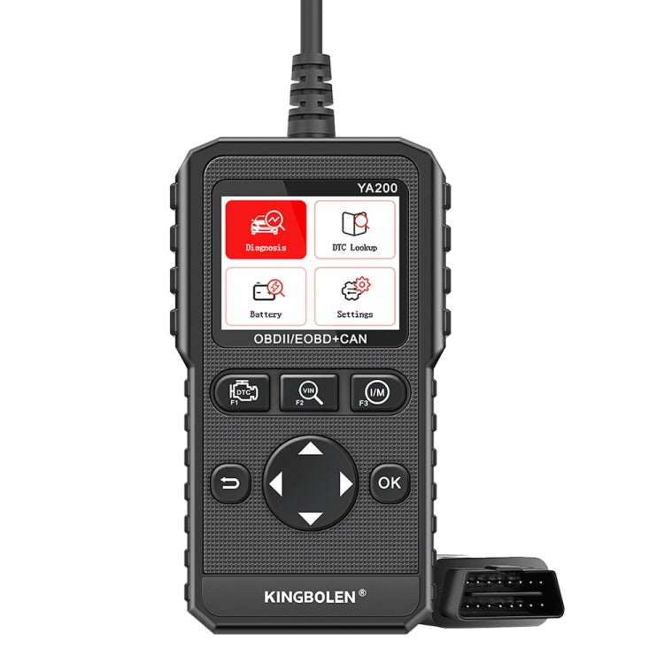 KINGBOLEN YA200 OBD2 เครื่องมือวินิจฉัยความผิดของรถยนต์เครื่องวิเคราะห์ความผิด, YA200