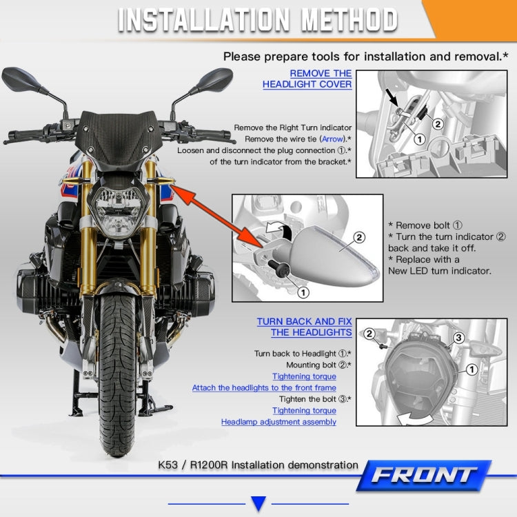 2 ชิ้น KC062 สำหรับ BMW R1200 รถจักรยานยนต์ 18LEDs ไฟเลี้ยว, KC062 (Transparent Black)