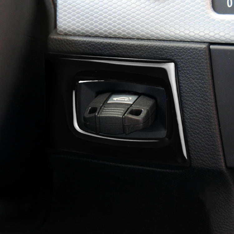 สำหรับ BMW 3 Series E90 2005-2012 สวิตช์จุดระเบิดรถยนต์ Keyhole ตกแต่งสติกเกอร์,ไดรฟ์ซ้าย, Car Ignition Switch Keyhole, Left Drive