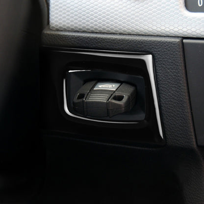 สำหรับ BMW 3 Series E90 2005-2012 สวิตช์จุดระเบิดรถยนต์ Keyhole ตกแต่งสติกเกอร์,ไดรฟ์ซ้าย, Car Ignition Switch Keyhole, Left Drive