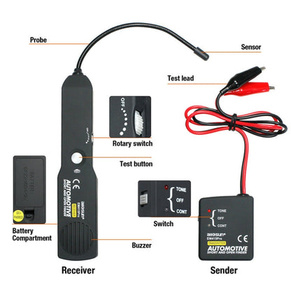 EM415 รถ วงจรเปิดเครื่องตรวจจับการลัดวงจรรถซ่อมเครื่องมือ Line Finder, EM415