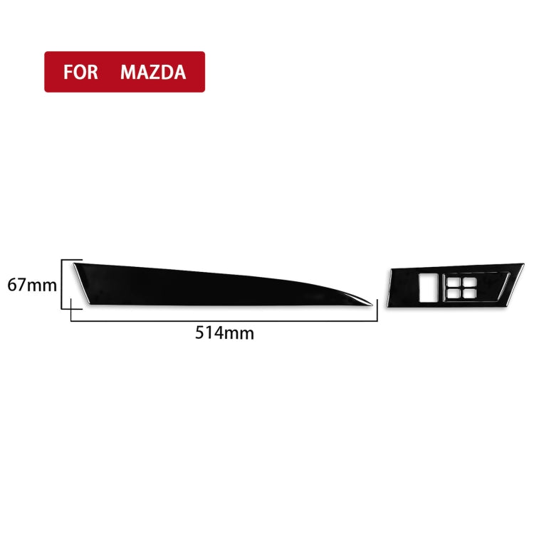 สำหรับ MAZDA 3 Axela 2010-2013 3 ใน 1 รถทั้งสองด้านชุดเครื่องมือตกแต่งสติกเกอร์,ขวา, 3 in 1 Both sides of Instrument Set, Right Drive