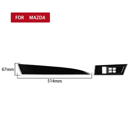 สำหรับ MAZDA 3 Axela 2010-2013 3 ใน 1 รถทั้งสองด้านชุดเครื่องมือตกแต่งสติกเกอร์,ขวา, 3 in 1 Both sides of Instrument Set, Right Drive