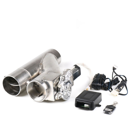 CNSPEED Y รูปร่าง 2 ใน 1 รถรีโมทคอนโทรลท่อวาล์วไอเสียไฟฟ้าขนาด: 2 นิ้ว, Size: 2 inch