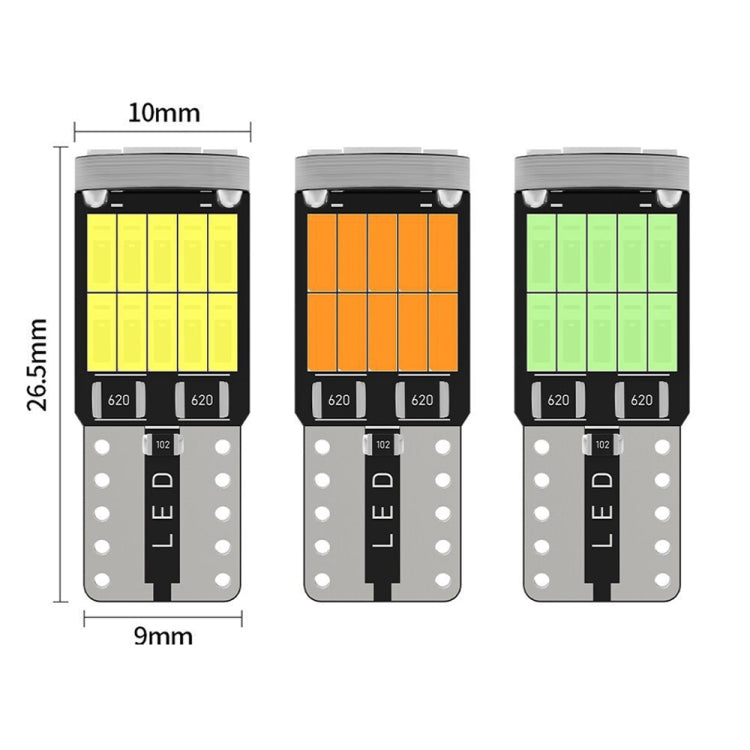 10 ชิ้น T10 4014-26SMD รถยนต์ไฟสว่าง LED โคมไฟกวาดล้างโคมไฟอ่านหนังสือ