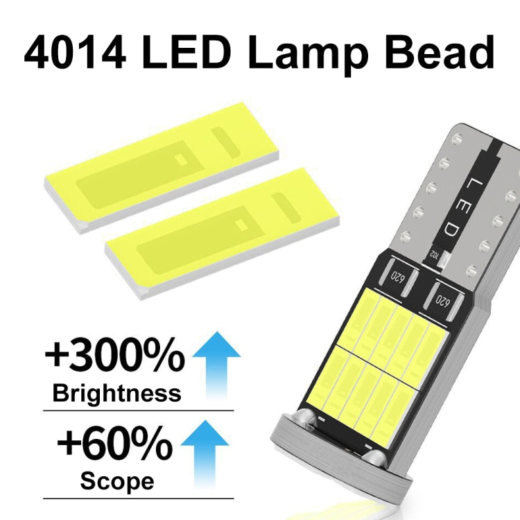 10 ชิ้น T10 4014-26SMD รถยนต์ไฟสว่าง LED โคมไฟกวาดล้างโคมไฟอ่านหนังสือ