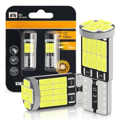 10 ชิ้น T10 4014-26SMD รถยนต์ไฟสว่าง LED โคมไฟกวาดล้างโคมไฟอ่านหนังสือ