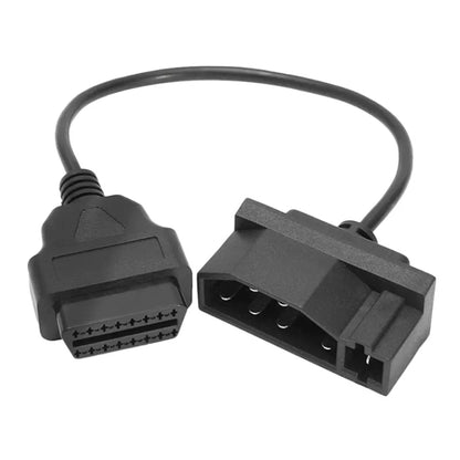 รถ OBD II 7 Pin ถึง 16 Pin Adapter Cable สำหรับ Ford, For Ford