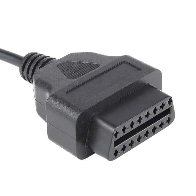 รถ OBD II 7 Pin ถึง 16 Pin Adapter Cable สำหรับ Ford, For Ford
