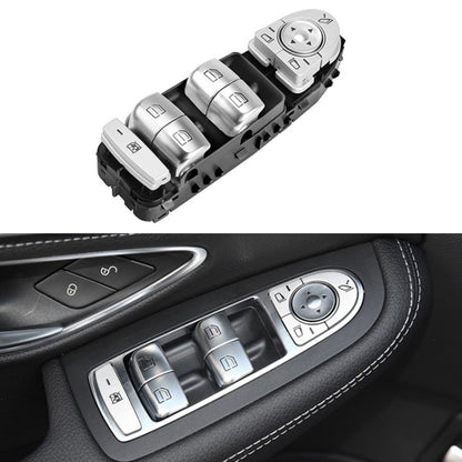 รถอัตโนมัติอิเล็กทรอนิกส์ปุ่มสวิทช์ควบคุมหน้าต่างสำหรับMercedes-Benz C Class W205 2015-2021, For Mercedes-Benz C Class (Black), For Mercedes-Benz C Class (Beige), For Mercedes-Benz C Class (Brown)