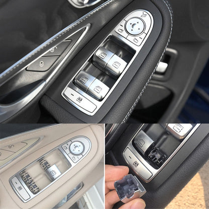 รถอัตโนมัติอิเล็กทรอนิกส์ปุ่มสวิทช์ควบคุมหน้าต่างสำหรับMercedes-Benz C Class W205 2015-2021, For Mercedes-Benz C Class (Black), For Mercedes-Benz C Class (Beige), For Mercedes-Benz C Class (Brown)