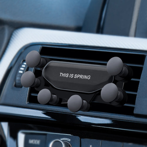 Car Air Outlet ที่วางโทรศัพท์มือถือแรงโน้มถ่วงหกกรงเล็บ, Six-claw Phone Holder(Black), Six-claw Phone Holder(Red), Six-claw Phone Holder(Silver)