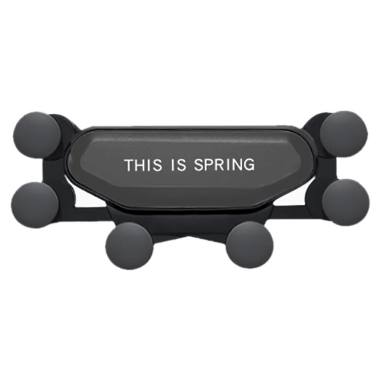 Car Air Outlet ที่วางโทรศัพท์มือถือแรงโน้มถ่วงหกกรงเล็บ, Six-claw Phone Holder(Black), Six-claw Phone Holder(Red), Six-claw Phone Holder(Silver)
