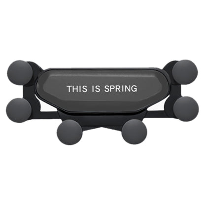 Car Air Outlet ที่วางโทรศัพท์มือถือแรงโน้มถ่วงหกกรงเล็บ, Six-claw Phone Holder(Black), Six-claw Phone Holder(Red), Six-claw Phone Holder(Silver)