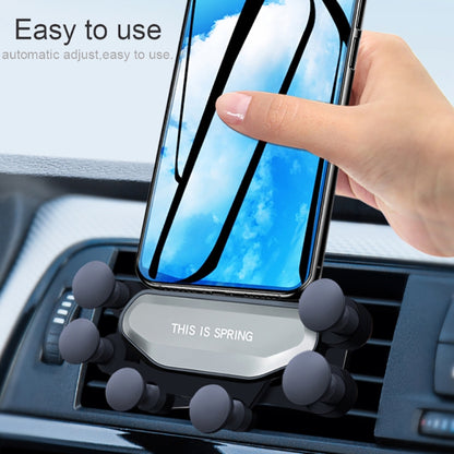 Car Air Outlet ที่วางโทรศัพท์มือถือแรงโน้มถ่วงหกกรงเล็บ, Six-claw Phone Holder(Black), Six-claw Phone Holder(Red), Six-claw Phone Holder(Silver)