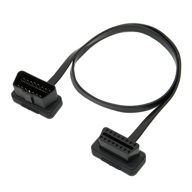 16PIN รถ OBD วินิจฉัยสายเคเบิลขยาย OBD2 สายเคเบิลชายกับหญิง, ความยาวสายเคเบิล: 60 ซม, 60cm