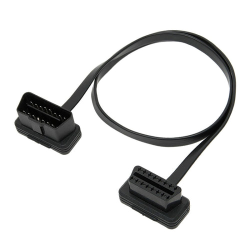 16PIN รถ OBD วินิจฉัยสายเคเบิลขยาย OBD2 สายเคเบิลชายกับหญิง, ความยาวสายเคเบิล: 60 ซม, 60cm