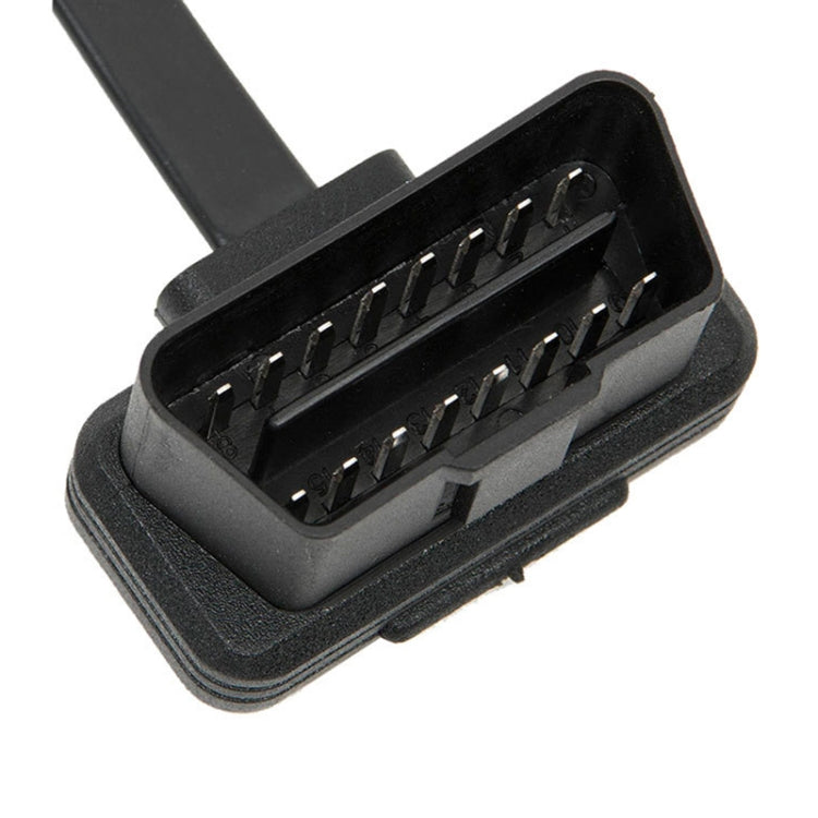 16PIN รถ OBD วินิจฉัยสายเคเบิลขยาย OBD2 สายเคเบิลชายกับหญิง, ความยาวสายเคเบิล: 60 ซม, 60cm