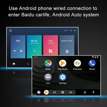 ระบบนำทางรถยนต์สำหรับ Android / Apple Carplay โมดูลบลูทูธไร้สายอัตโนมัติสมาร์ทโฟน USB Carplay Adapter, CPC200-Autokit