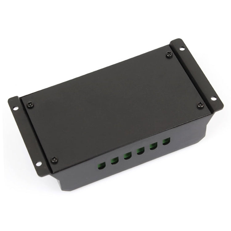 FOXSUR 10A เครื่องควบคุมการชาร์จพลังงานแสงอาทิตย์ 12V / 24V เครื่องควบคุมการระบุอัตโนมัติ, 10A