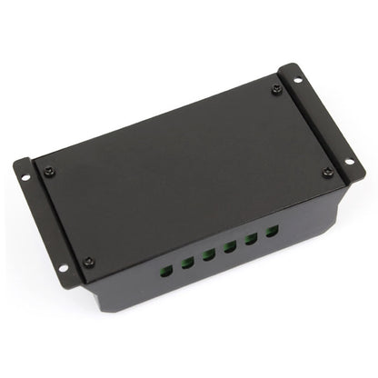 FOXSUR 10A เครื่องควบคุมการชาร์จพลังงานแสงอาทิตย์ 12V / 24V เครื่องควบคุมการระบุอัตโนมัติ, 10A