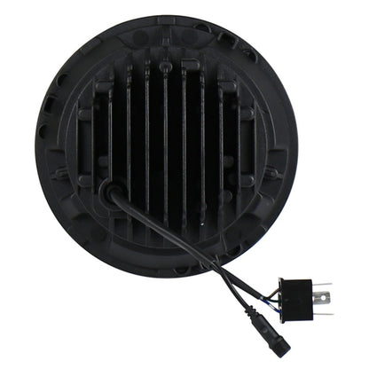 2 ชิ้น 7 นิ้ว DC12V 6000K-6500K 50W รถยนต์ LED ไฟหน้า Cree โคมไฟลูกปัดสำหรับรถจี๊ปแรงเลอร์ / ฮาร์เลย์, สนับสนุน APP + การควบคุมบลูทู ธ, DC12V 6000K-6500K 50W