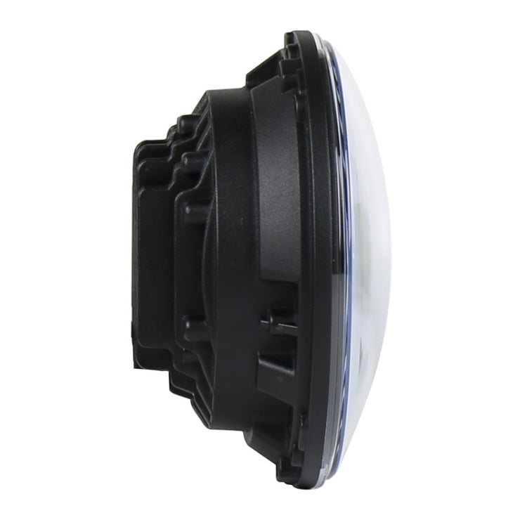 2 ชิ้น 7 นิ้ว DC12V 6000K-6500K 50W รถยนต์ LED ไฟหน้า Cree โคมไฟลูกปัดสำหรับรถจี๊ปแรงเลอร์ / ฮาร์เลย์, สนับสนุน APP + การควบคุมบลูทู ธ, DC12V 6000K-6500K 50W