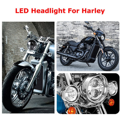 5.75 นิ้ว DC12V 6000K-6500K 40W รถ LED ไฟหน้าสำหรับ Harley, 5.75 inch, 40W