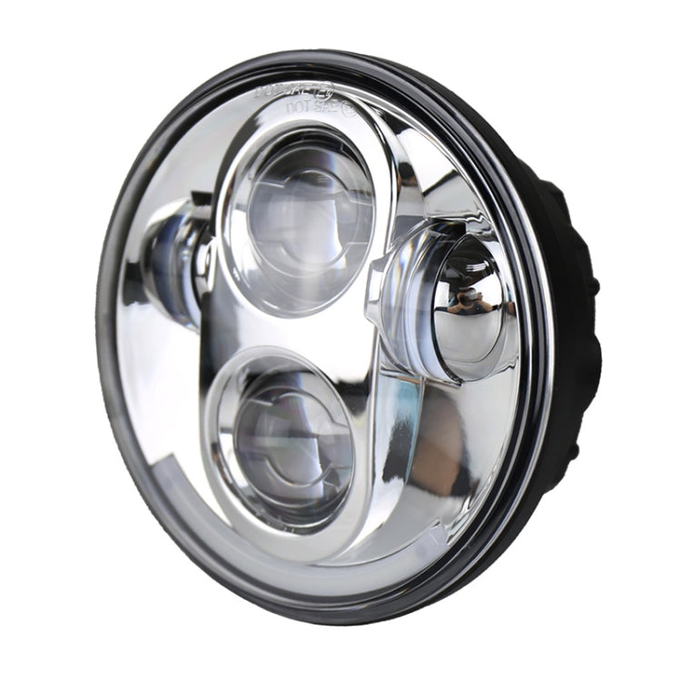 5.75 นิ้ว DC12V 6000K-6500K 40W รถ LED ไฟหน้าสำหรับ Harley, 5.75 inch (Silver), DC12V 40W