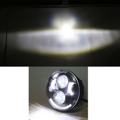 5.75 นิ้ว DC12V 6000K-6500K 40W รถ LED ไฟหน้าสำหรับ Harley, 5.75 inch (Silver), DC12V 40W