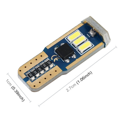 10 ชิ้น T10 DC12V / 1.7W / 6000K / 110LM 9LEDs SMD-4014 ไฟส่องรถยนต์พร้อมตัวถอดรหัส, 10pcs DC12V / 1.7W / 6000K / 110LM