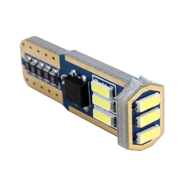 10 ชิ้น T10 DC12V / 1.7W / 6000K / 110LM 9LEDs SMD-4014 ไฟส่องรถยนต์พร้อมตัวถอดรหัส, 10pcs DC12V / 1.7W / 6000K / 110LM