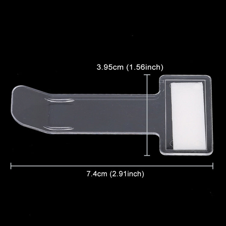 10 ชิ้น รถ พลาสติกติดบิลคลิป H Older ที่จอดรถจับเวลาผู้ถือตั๋วรถ, Plastic Mounted  Clip
