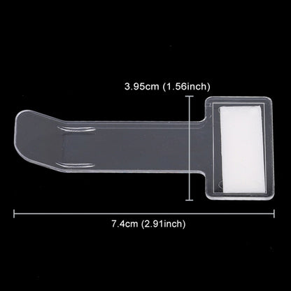 10 ชิ้น รถ พลาสติกติดบิลคลิป H Older ที่จอดรถจับเวลาผู้ถือตั๋วรถ, Plastic Mounted  Clip