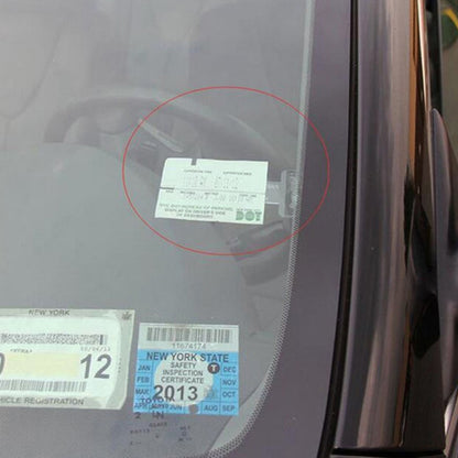 10 ชิ้น รถ พลาสติกติดบิลคลิป H Older ที่จอดรถจับเวลาผู้ถือตั๋วรถ, Plastic Mounted  Clip