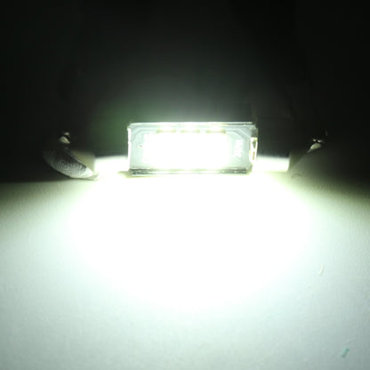 2 ชิ้น 36 มิลลิเมตร DC12V / 2.5 วัตต์ / 6000K / 170LM 6LEDs SMD-3030 รถโคมไฟอ่านหนังสือโดมแสง, 36mm